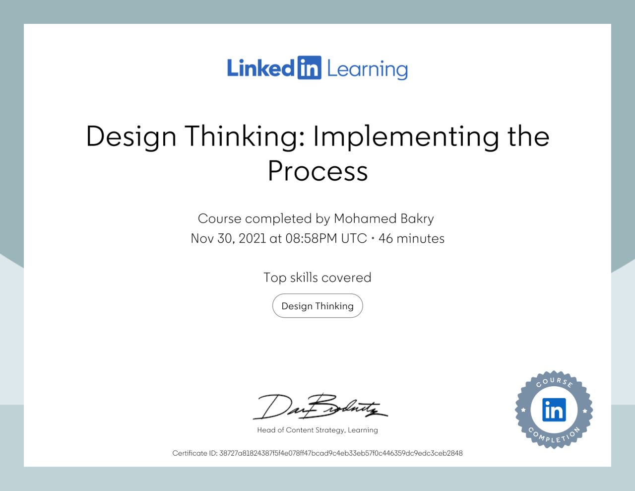 Design Thinking Implementing the Process